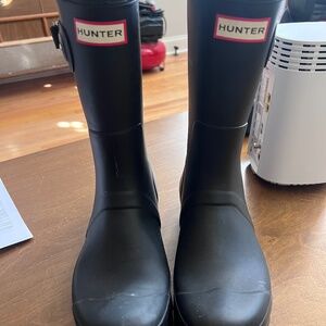 Hunter men’s original short rain boot size 10